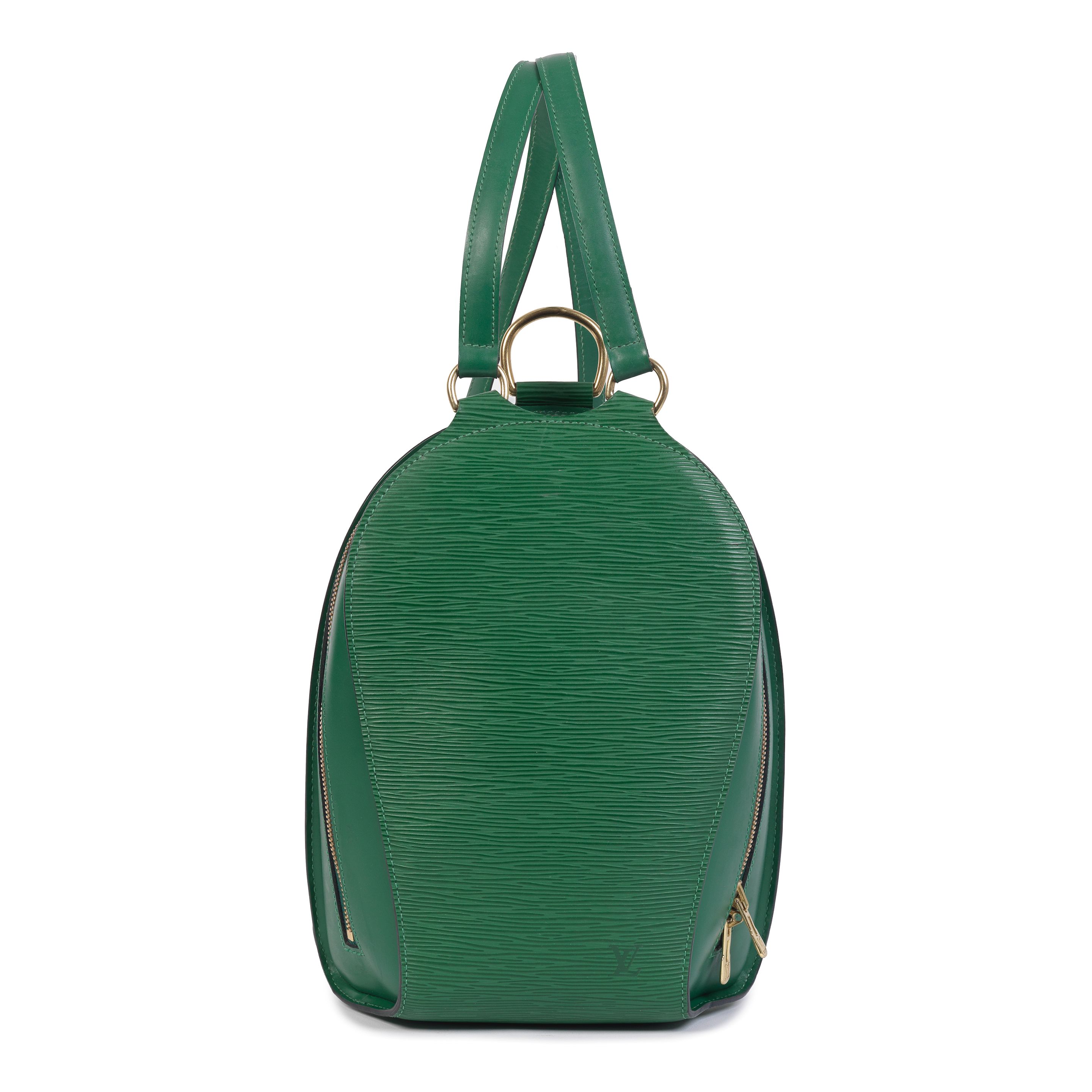 green louis vuitton backpack LV Christopher MM Fashioned from virgil ablohs new taurillon illusion leather Louis Vuitton Christopher Backpack Green